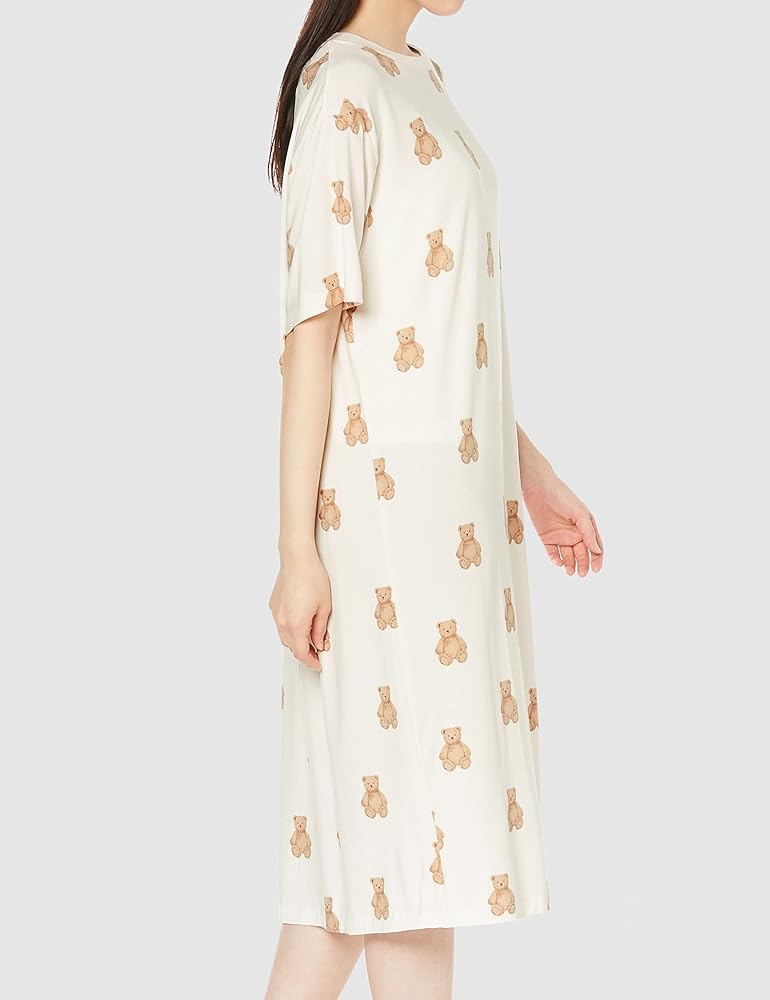 完売レア♡新品 ジェラートピケ パウダーモチーフ ドレス ワンピース くま ベア 完売レア♡新品 ジェラートピケ パウダーモチーフ ドレス